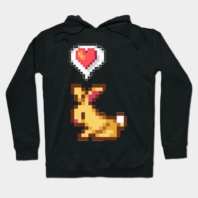 Stardew Valley Happy Rabbit Chicken Hoodie by r9440